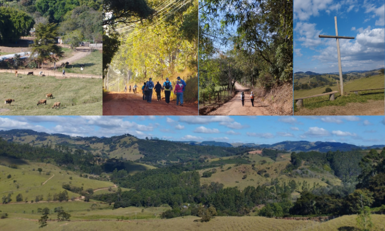 SÁBADO E DOMINGO DE RAMOS NO CAMINHO DE JACUTINGA A BORDA DA MATA, 71 KM.